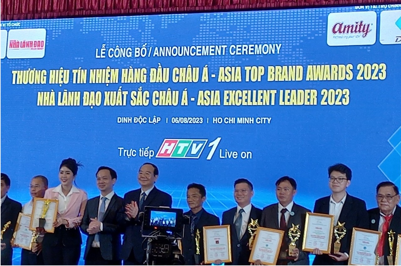 Lễ vinh danh tại sự kiện Asia Top Brand Awards – Asia Excellent Leader lần thứ 6 – 2023