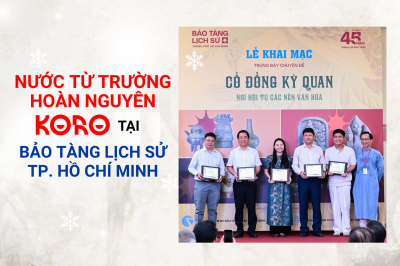 Nước từ trường hoàn nguyên Koro tại Bảo tàng Lịch sử TP Hồ Chí Minh